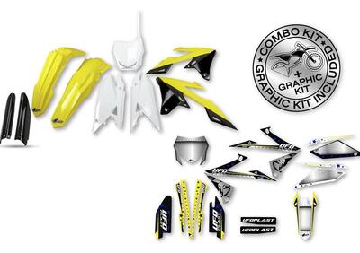 Kit plastiche+decals Ufo Tecna Yamaha Bianco UFO  - Annuncio 8986711