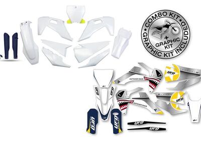 Kit plastiche+decals Ufo Thunder Husqvarna oem UFO  - Annuncio 8979252