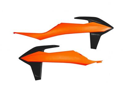 Convogliatori radiatore UFO per KTM Arancio Nero U  - Annuncio 8984779
