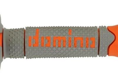 Coppia manopole cross-enduro Domino Grigio Arancio  - Annuncio 8981421