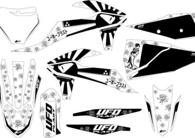 Kit grafica Ufo Akaishi per Ktm Bianco UFO  - Annuncio 8984130