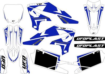 Kit grafica Ufo Apodis per Yamaha Bianco UFO  - Annuncio 8978969