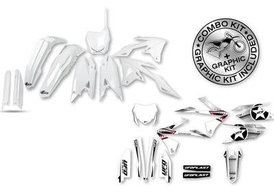 Kit plastiche+decals Ufo Thunder Suzuki Bianco UFO  - Annuncio 8986722