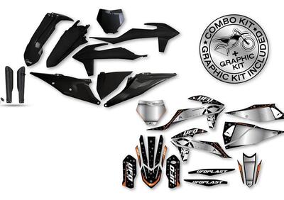 Kit plastiche+decals Ufo Stardust Ktm Nero UFO  - Annuncio 8981692
