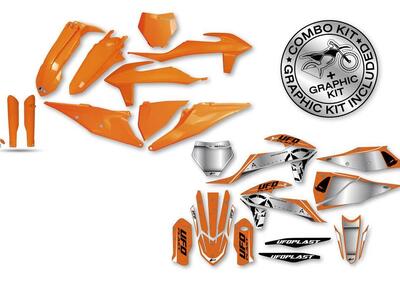 Kit plastiche+decals Ufo Stardust Ktm orange UFO  - Annuncio 8981694