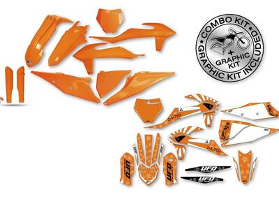 Kit plastiche+decals Ufo Akaishi Ktm orange UFO  - Annuncio 8981704