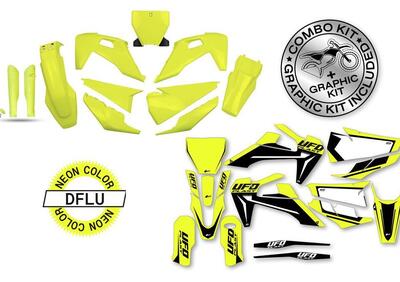 Kit plastiche+decals Ufo Apodis Husqvarna Nero UFO  - Annuncio 8979239