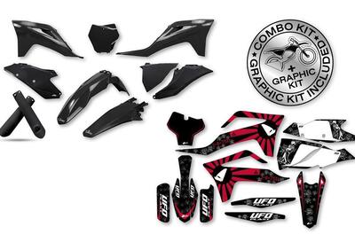 Kit plastiche+decals Ufo Akaishi Gas Gas Nero UFO  - Annuncio 8979256