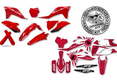 Kit plastiche+decals Ufo Akaishi Gas Gas Rosso UFO  - Annuncio 8979258
