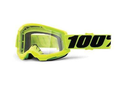 Occhiali cross 100% Strata 2 Giallo lente traspare  - Annuncio 9114619