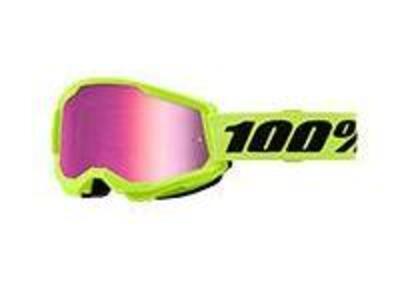 Occhiali Cross 100% Strata 2 Neon Giallo Lente Spe  - Annuncio 9115305
