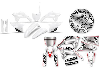 Kit plastiche+decals Ufo Stardust Honda Bianco UFO  - Annuncio 8973744