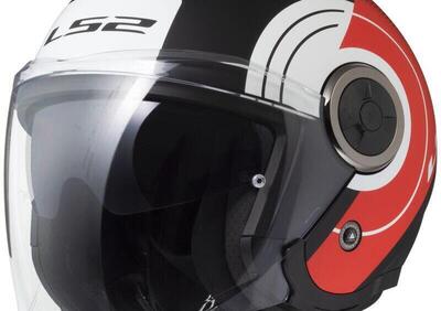 Casco Jet LS2 OF620 Classy Disko nero rosso - Annuncio 9762494