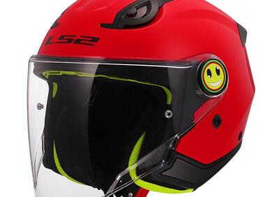 casco jet LS2 Funny 2 rosso - Annuncio 9762497