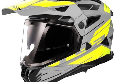 casco integrale LS2 MX702 Pioneer 2 giallo - Annuncio 9762500