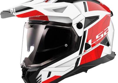 casco integrale LS2 Pioneer 2 in KPA rosso - Annuncio 9762502