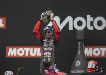 MotoGP 2025. GP dei Paesi Bassi ad Assen. Marco Bezzecchi, secondo: "Ho cercato di stargli vicino, di mettergli pressione, ma Marc Marquez non ha mai sbagliato"