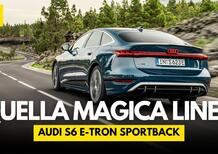 Audi S6 e-tron Sportback: fra berlina e station wagon [VIDEO]