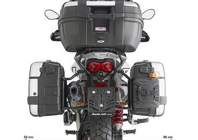 Portavaligie laterale Givi PLO8209MK per Guzzi V85 - Annuncio 9418697