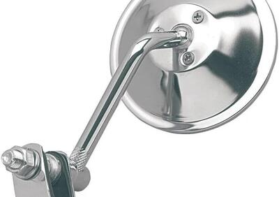 Specchietto rotondo 4'' universale con clamp crom  - Annuncio 8546734