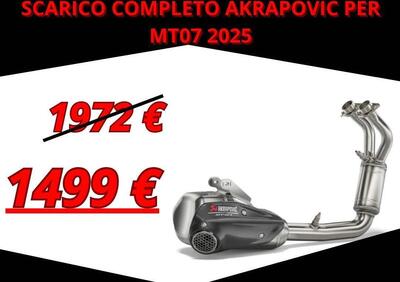 Scarico Akrapovic MT07 my 2025 SUPER SCONTATO - Annuncio 9781010