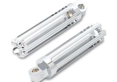 Pedaline Arlen Ness 10 Gauge cromate con adattator - Annuncio 9783554