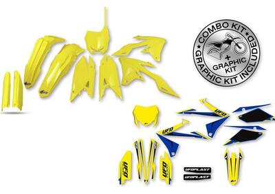 Kit plastiche+decals Ufo Stokes Suzuki Giallo UFO  - Annuncio 9070967
