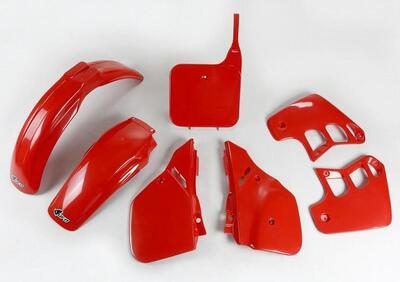 Kit plastiche moto UFO Honda CR 125 89-90 Rosso U  - Annuncio 8892365