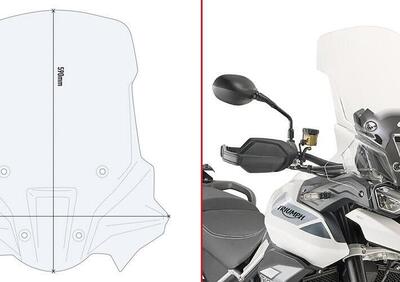 Cupolino alto Givi D6415ST per TRIUMPH Tiger 900 ( - Annuncio 9545400
