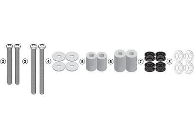 Kit attacchi Givi D7058KIT per SYM Joymax Z 300 (1 - Annuncio 9545407