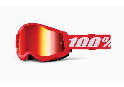 Occhiali Cross 100% Strata 2 Rosso Lente Specchiat  - Annuncio 8981346
