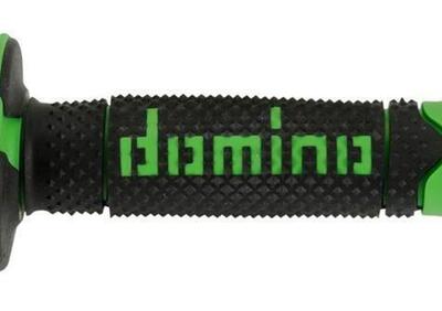 Coppia manopole cross-enduro Domino Nero Verde Dom  - Annuncio 9290806