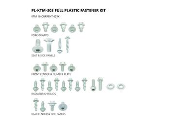 Kit viti Ufo per plastiche KTM SX 65 16-24 UFO  - Annuncio 8979063