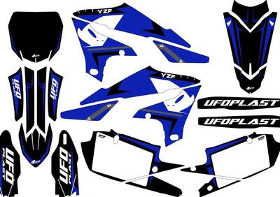 Kit grafica Ufo Apodis per Yamaha Nero UFO  - Annuncio 9230359