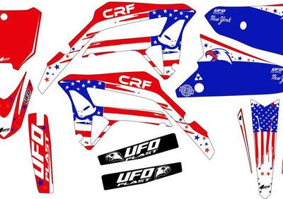 Kit grafica Ufo Patriot per Honda Rosso UFO  - Annuncio 8989490