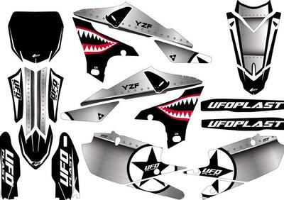 Kit grafica Ufo Thunder per Yamaha Nero UFO  - Annuncio 8986568