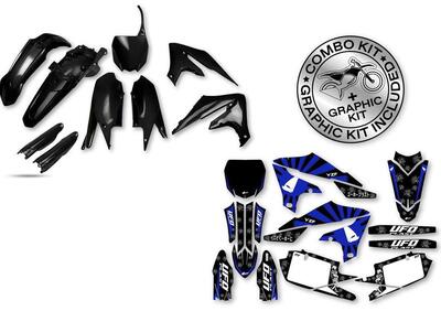 Kit plastiche+decals Ufo Akaishi Yamaha Nero UFO  - Annuncio 9070972
