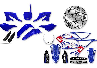 Kit plastiche+decals Ufo Akaishi Yamaha oem UFO  - Annuncio 9074455