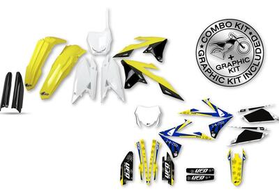 Kit plastiche+decals Ufo Akaishi Suzuki oem UFO  - Annuncio 8973841