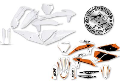 Kit plastiche+decals Ufo Stokes Ktm Bianco UFO  - Annuncio 9709730