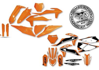 Kit plastiche+decals Ufo Stokes Ktm orange UFO  - Annuncio 8969161