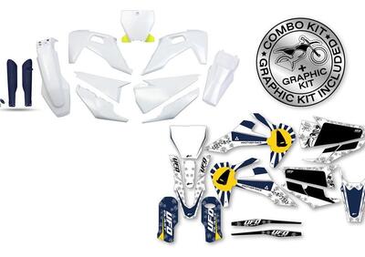 Kit plastiche+decals Ufo Akaishi Husqvarna oem UFO  - Annuncio 8963007