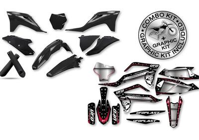 Kit plastiche+decals Ufo Stardust Gas Gas Nero UFO  - Annuncio 9075389