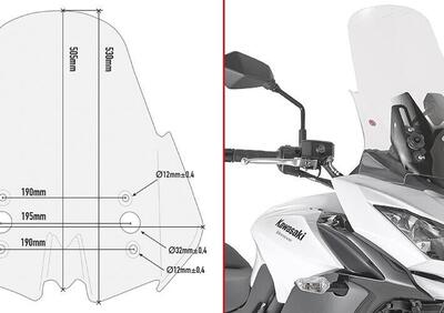 Cupolino Givi D4122ST KAWASAKI Versys 650 (17-20) - Annuncio 9728428