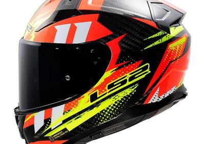 casco integrale LS2 Vector 2 in fibra giallo - Annuncio 9793806