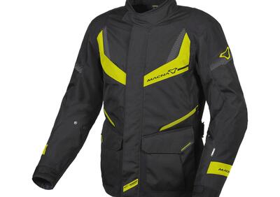 Giacca moto touring Macna Rancher Nero Giallo Fluo - Annuncio 9800111