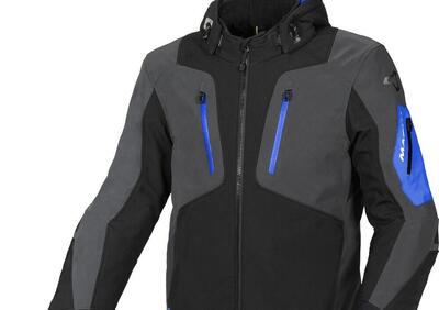 Giacca moto Macna Angle AWS Nero Grigio scuro Blu - Annuncio 9800112