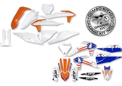 Kit plastiche+decals Ufo Patriot Ktm oem UFO  - Annuncio 9713305