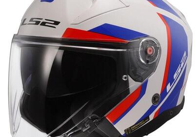Casco Jet LS2 OF603 Infinity 2 Focus blu bianco ro - Annuncio 9808226