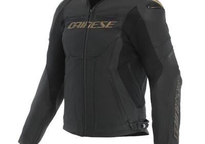 Giacca Moto Pelle Dainese Racing 5 Nero Oro - Annuncio 9809058